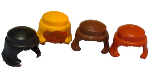 Playmobil perruques divers - x4,