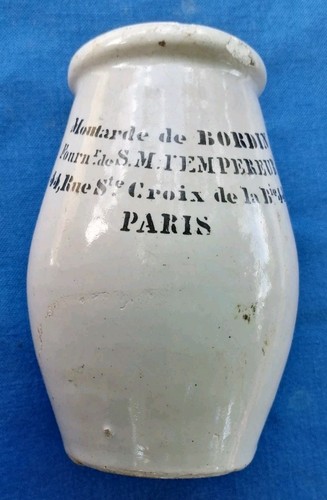 Vit ancien pot à moutarde - ancien,