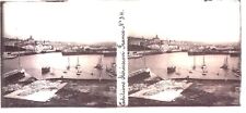 BOULOGNE SUR MER PLAQUE PHOTO STEREO VERRE 13 x 6 CM PORT STEREOSCOVI N° 34