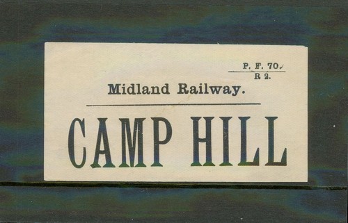 Midland railway luggage - midland, (mr)