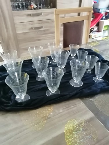 Lot grand verres - de, 9
