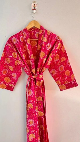 Indian pink kimono floral - indian,