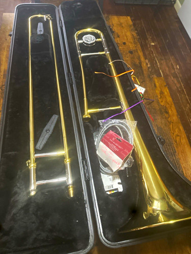 Jupiter gold slide trombone - gold,