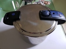 Ancienne Cocotte Minute SEB modele CLASSIC en Inox complete