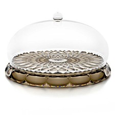 Guzzini Plat À Gâteau Avec Cloche Vanity 30CM Smoke 131801STE282