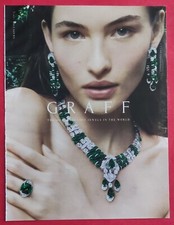 Publicité de Presse:   Bijoux Joaillerie GRAFF (Emeraude Diamant)