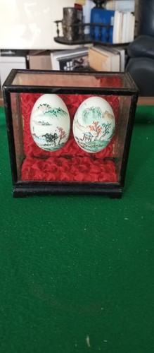 Oeufs chinois peints main - peints, en