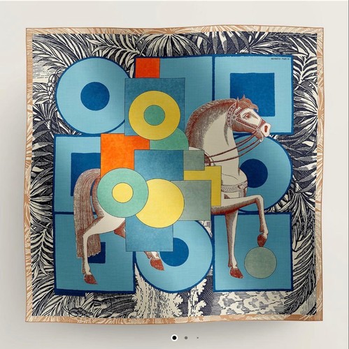 Hermes shawl scarf - cavalier, en