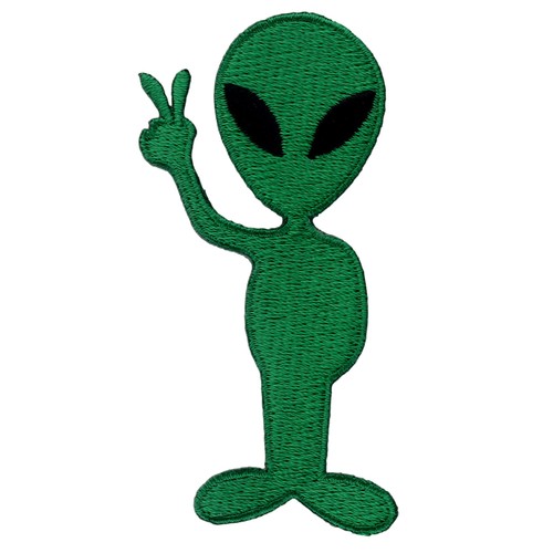 Ecusson alien vert - alien,