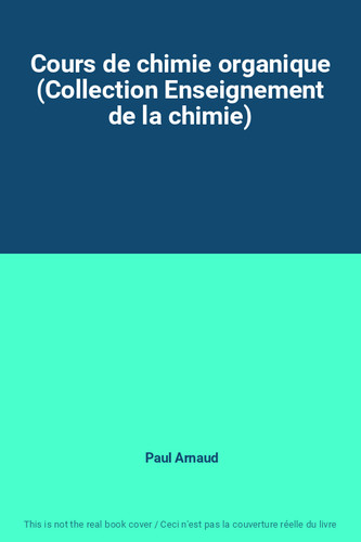 Cours chimie organique - chimie,