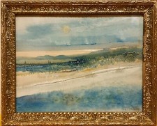 Georges Kihm (1927-1993) , aquarelle ,paysage