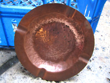 Ancien cendrier en cuivre martelé fait main