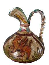 Vase en céramique avec anse