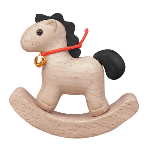 Statue cheval bascule - bascule, en