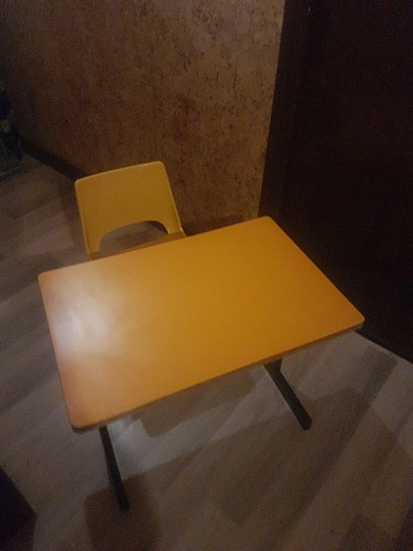 Bureau chaise - et, maternelle)