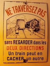 SNCF - Plaque passage à