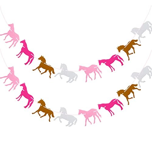 Tegeme pcs pink horse banner - tegeme,