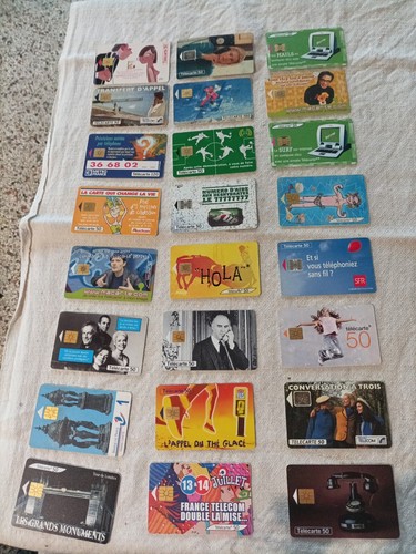 Ancienne carte téléphonique - ancienne,