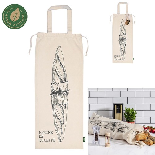Sac pain baguette - à, -coton