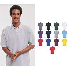 Russell t-shirt à manches courtes en polycotton polo classique pour hommes 0r539