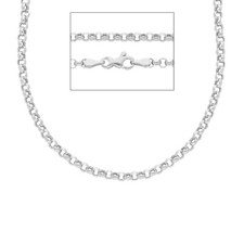 Chaîne En Or Blanc 750 18K