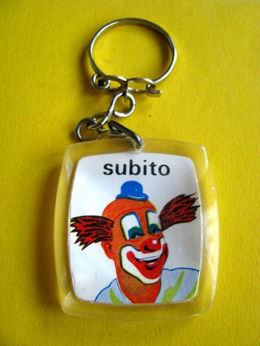 Ancien porte cle clown subito - porte,