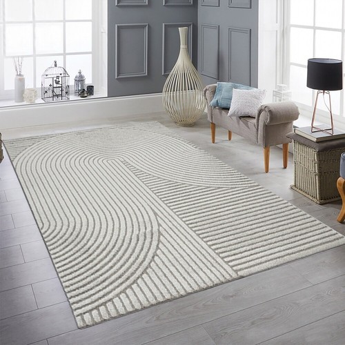 Tapis salon géométrique - tapis,