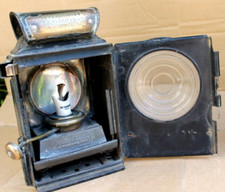 lanterne lampe  dépendance j. & r. oldfield  feu avant de locomotive  antique