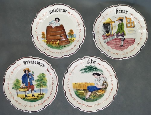 Assiettes des saisons - assiettes, 4