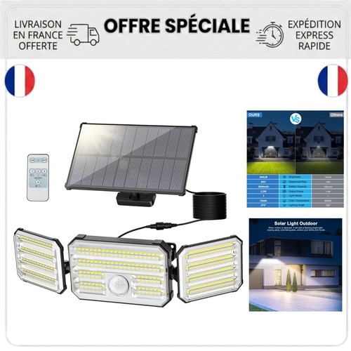Projecteur solaire extérieur