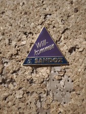 Pin's Vintage Sandoz Usine LSD Pharmaceutique Swiss Albert Hoffman Médecin Rare