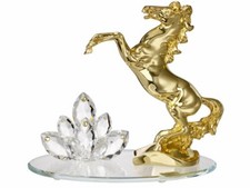 Gold Horse Figurine W/ Italian