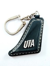 PORTE-CLES - UTA AVIATION - Union TRANSPORTS Aériens - CUIR & Métal 1960s