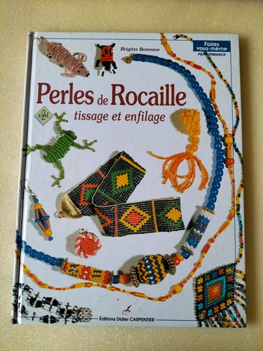 Livre perles rocailles - livre, rocailles"