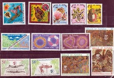 Wallis et futuna 232/237, 241/247 certains GT  neuf * * Mnh cote 33.5