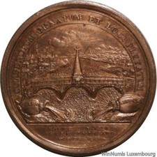 W2673 Rare Medaille Louis XV