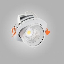 Spot Encastré LED 30W TRUNK 3000K Blanc Chaud Orientable Ø 148Mm