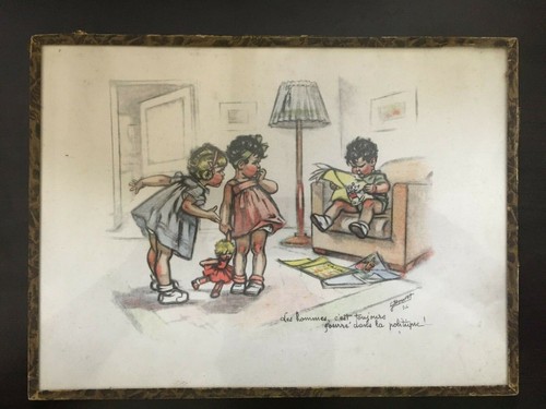 Dessin germaine bourret - dessin,