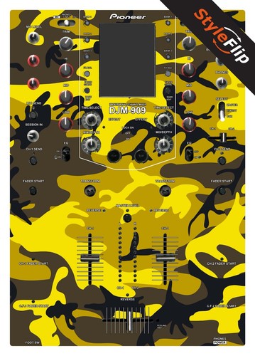 Pioneer djm 909 skin yellow - skin,