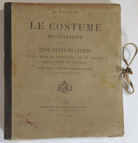 Racinet costume historique - costume,