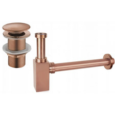 Siphon carré Mexen or rose