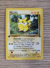 Carte Pokémon Pikachu 60/64 Edition 1 Wizards Jungle FR 1999