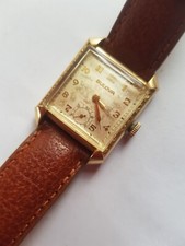 MONTRE DE POIGNET HOMME ou MIXTE BULOVA ART DECO FORME CARREE 10BC