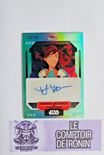 Topps Finest Star Wars : Myrna Velasco as "TORRA DOZA" Autographe N° 179/199