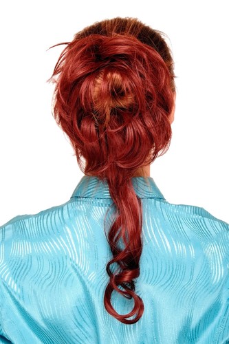 Postiche scrunchy cheveux rose - postiche,