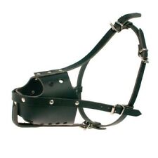 ZOLUX Muselière Cuir Police Noire