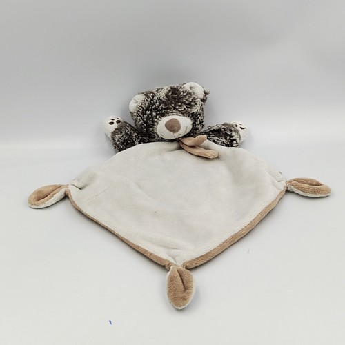 Doudou plat ours marron - , beige