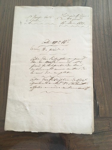 Tres ancien rare document - rare,