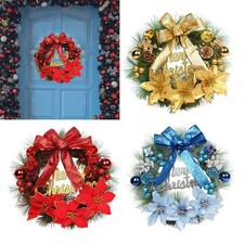 de Noël fleurie à suspendre