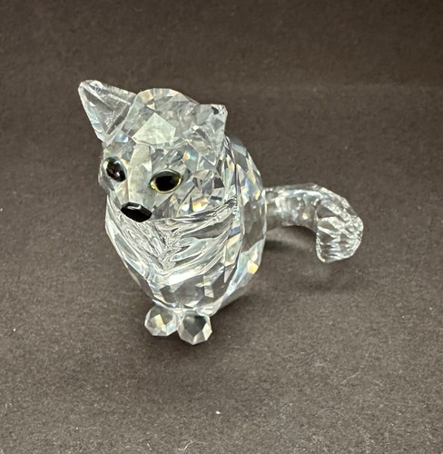Swarovski crystal sitting cat - swarovski,